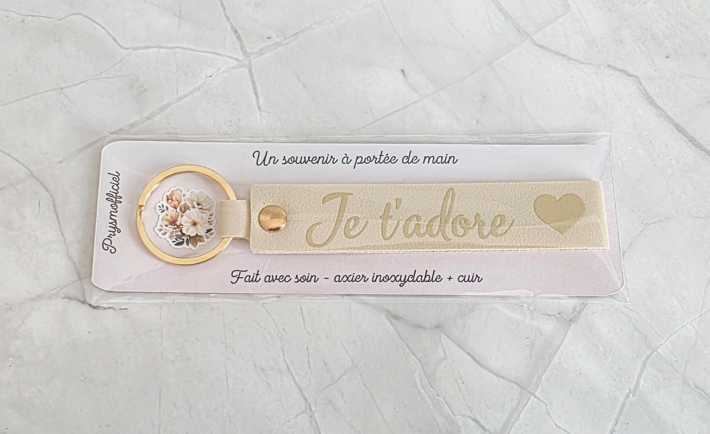 Porte-clés message personnalisé – Un souvenir à portée de main