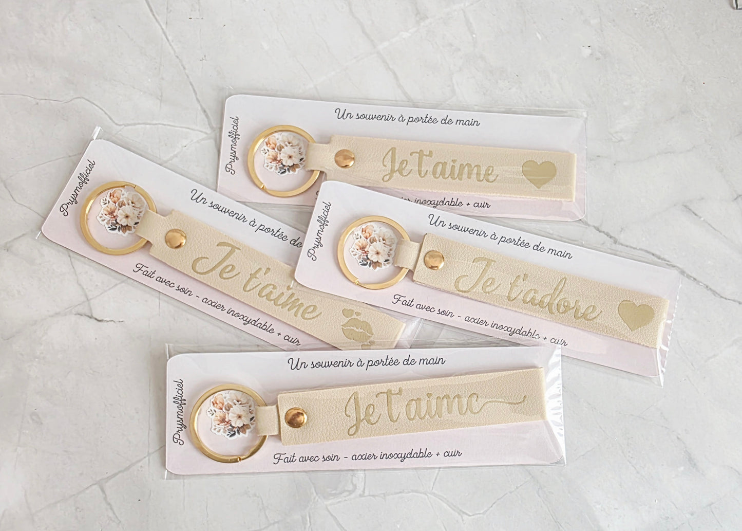 Porte-clés message personnalisé – Un souvenir à portée de main